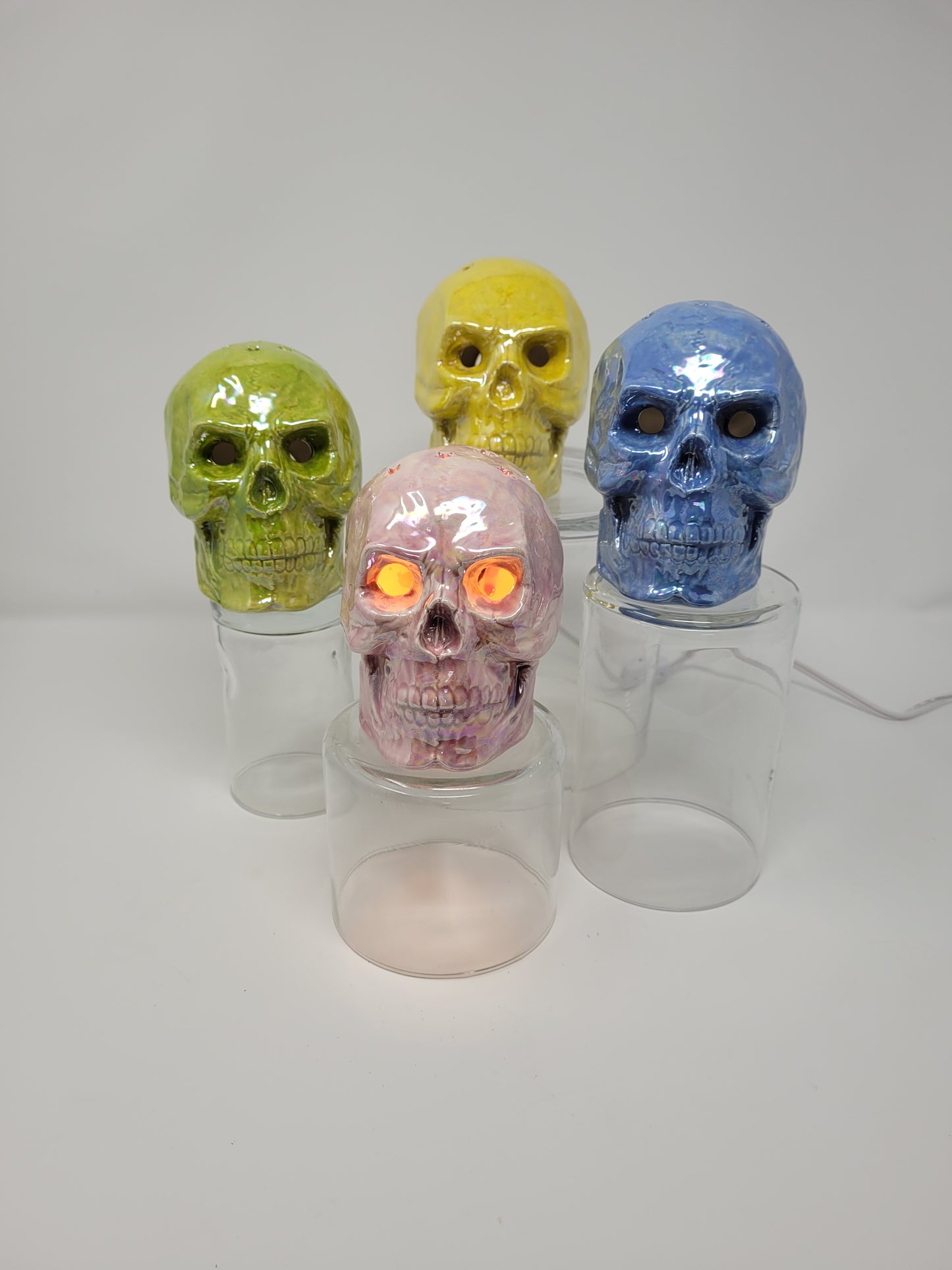 Ceramic Skull Night Light
