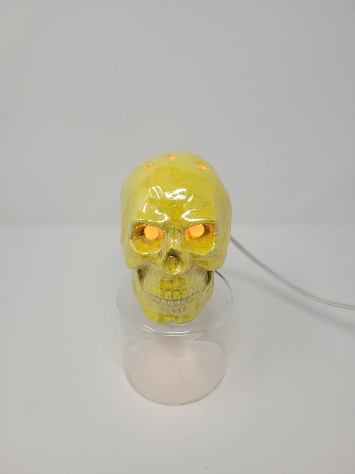 Ceramic Skull Night Light