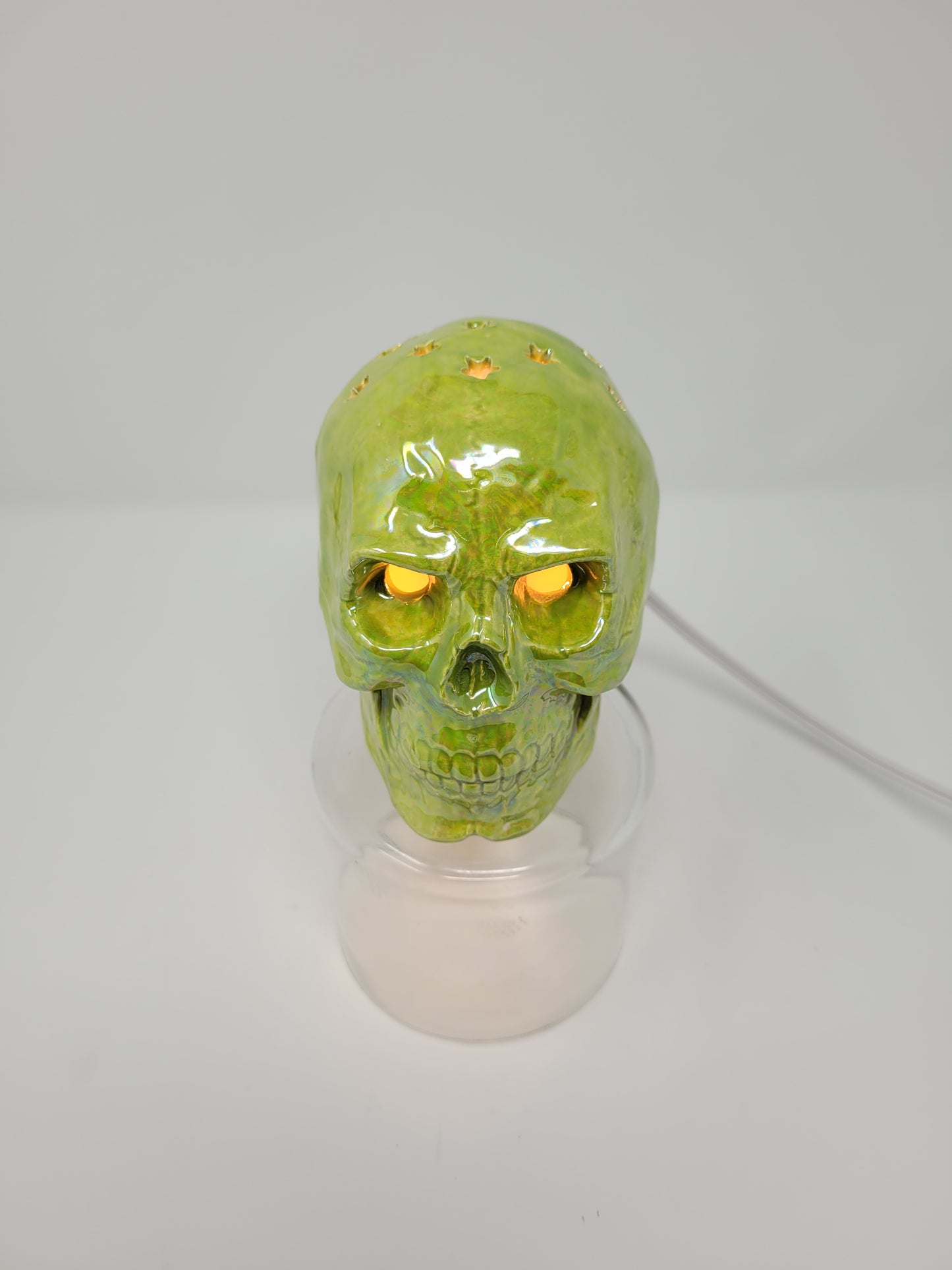 Ceramic Skull Night Light