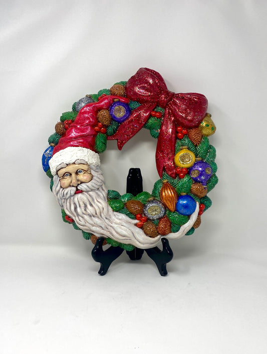 Santa Wreath