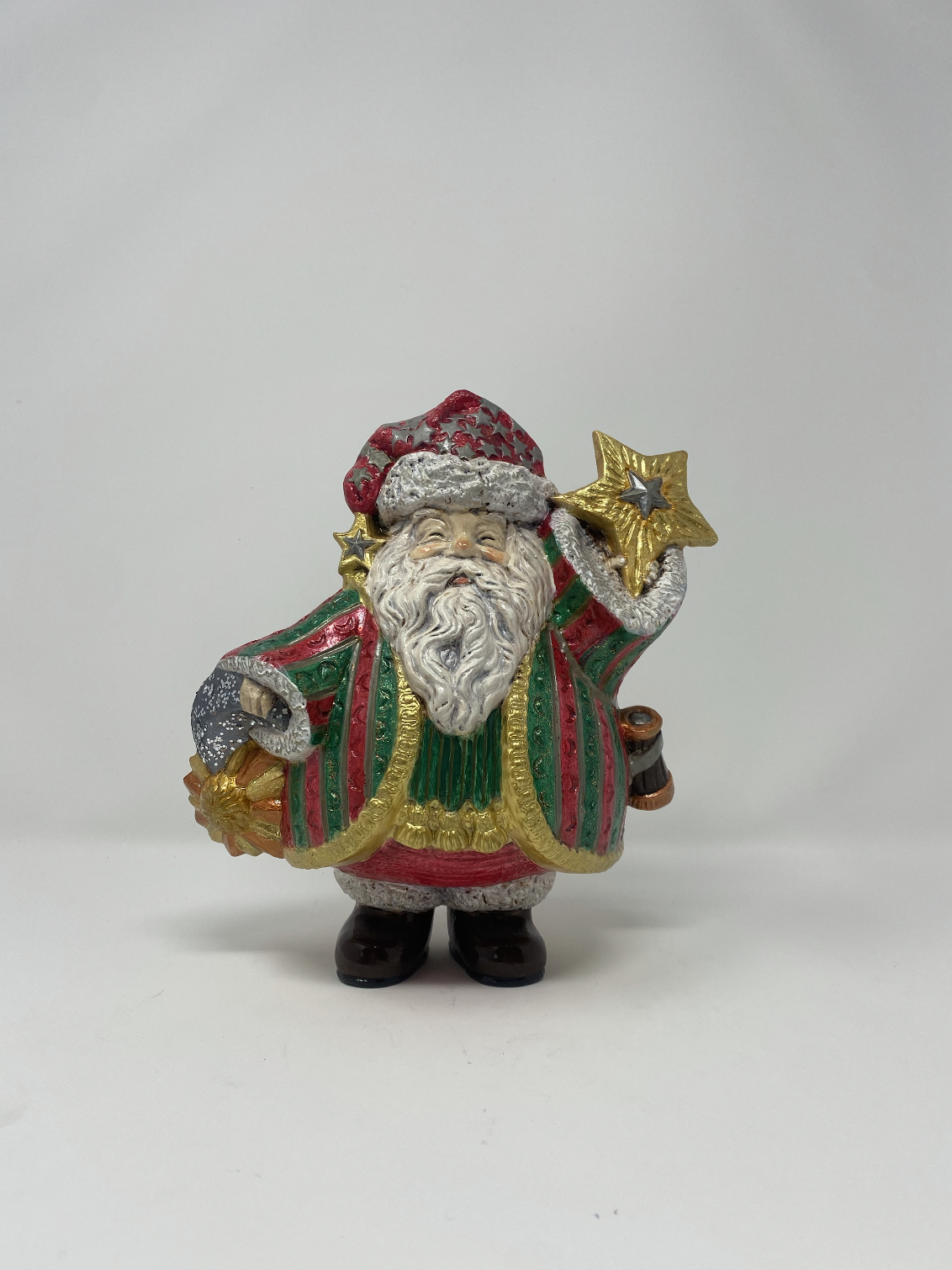 Roly Poly Star Santa: Red & Green