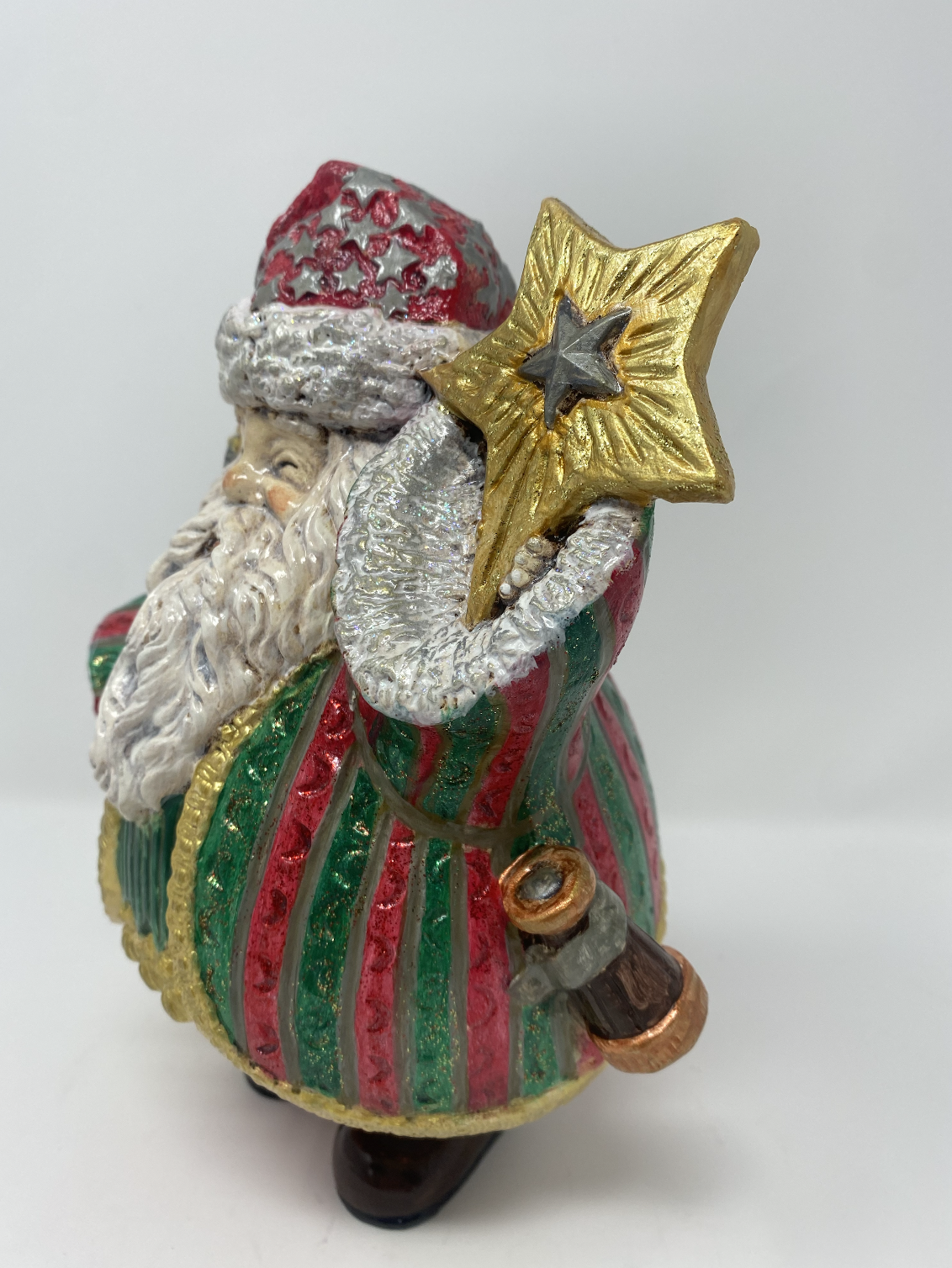 Roly Poly Star Santa: Red & Green