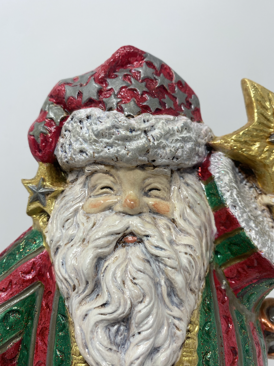 Roly Poly Star Santa: Red & Green