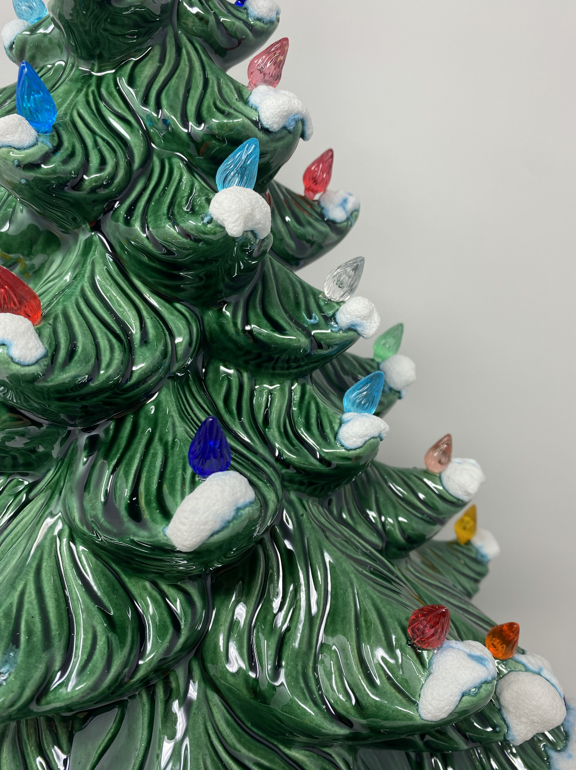 Multi-Color Christmas Tree with Present Base