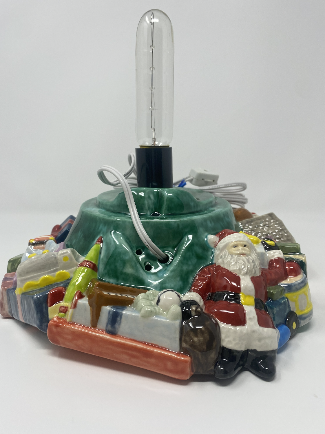 Multi-Color Christmas Tree with Present Base