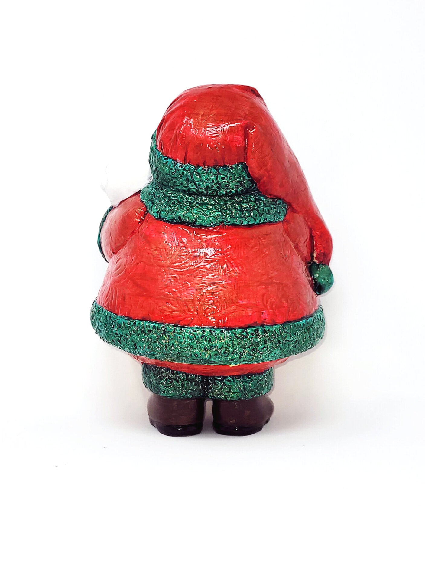 Roly Poly List Santa: Red & Green