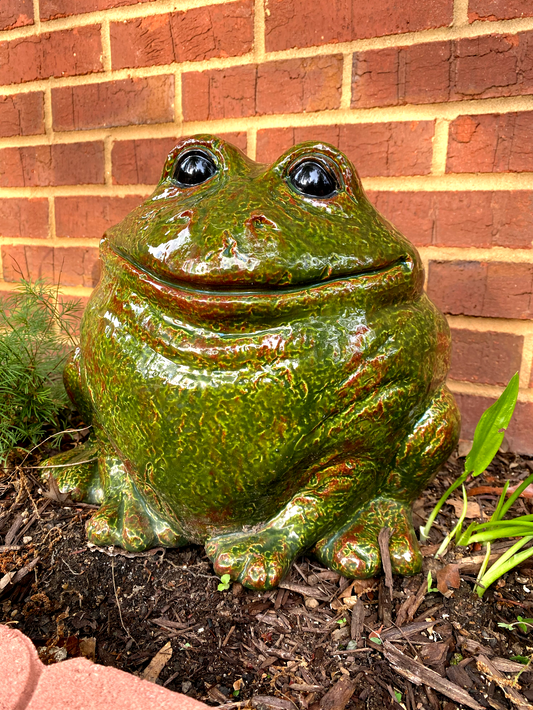Round Garden Frog